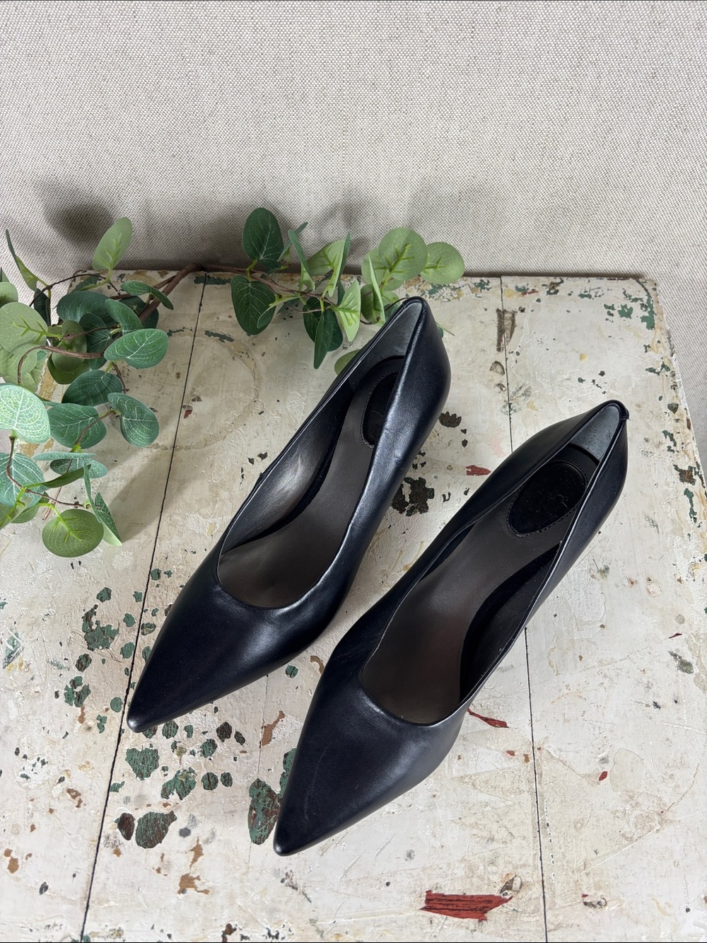 Trotters > Classic Black Pointed Toe 2” heels 8